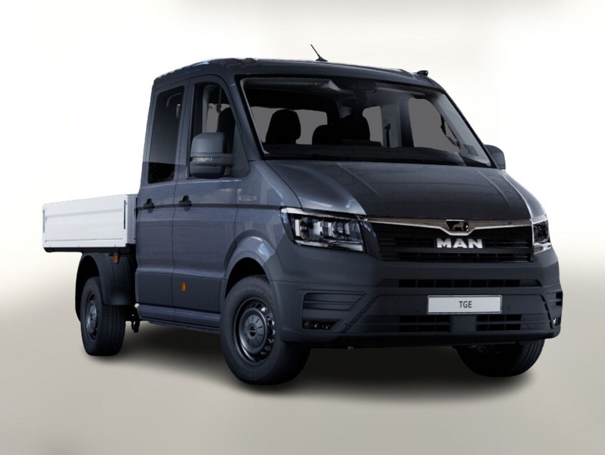 MAN TGE Pritsche DoKa 2.0 TDI 177 DSG Temp PDC Gewerbeleasing Leasing