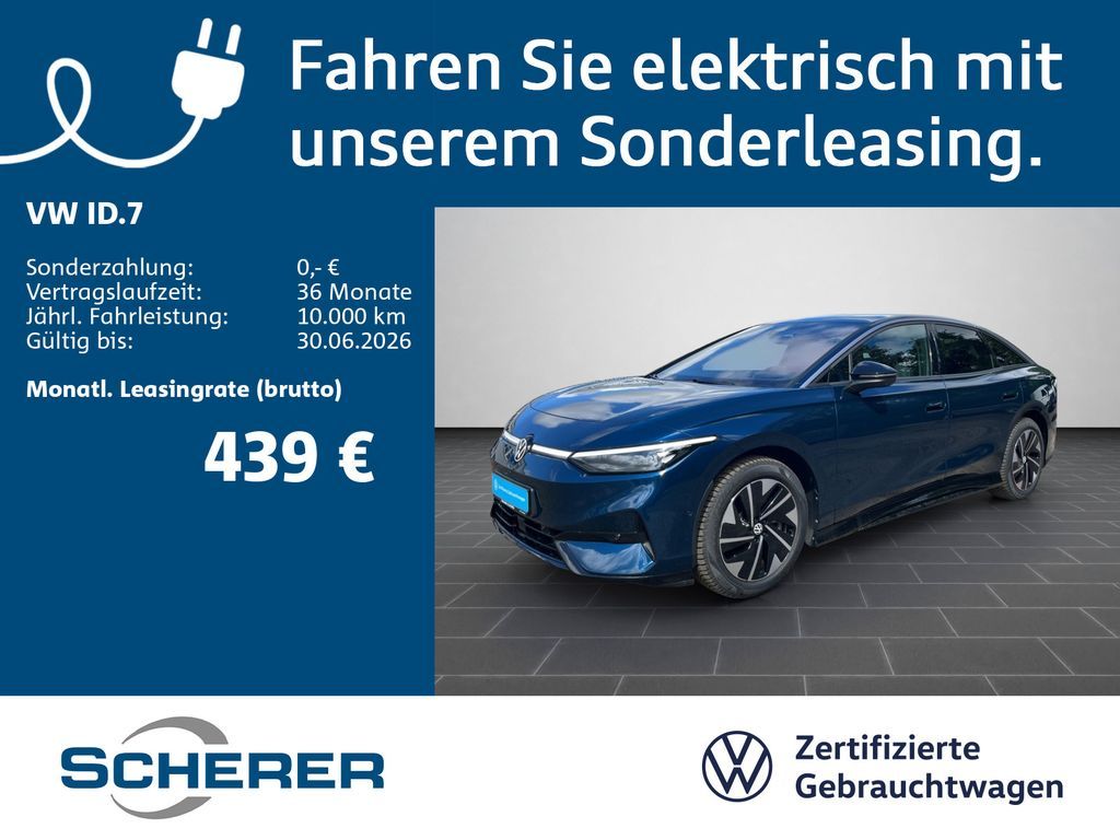 Volkswagen ID.7 Pro 210kW 82kWh MATRIX-LED NAVI SHZ ACC DAB Leasing