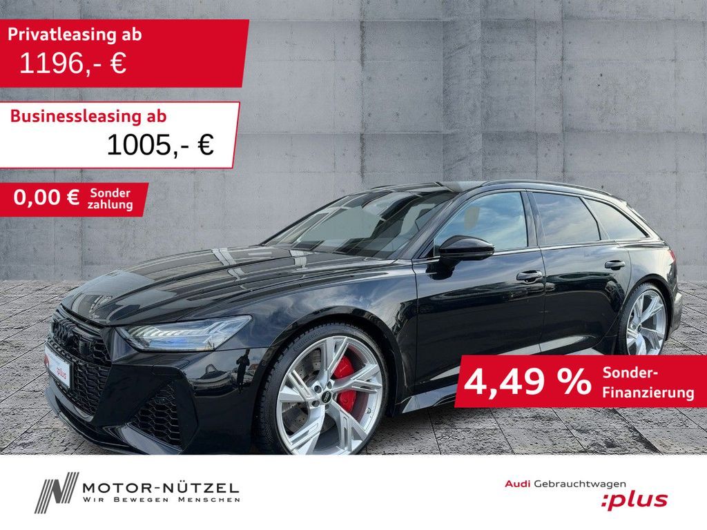 Audi RS6 Avant TFSI QU MATRIX+NAV+HuD+B&O+DVD+TV+360° Leasing