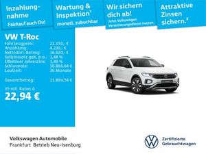 Volkswagen T-Roc GOAL 1.0 TSI 6-Gang NAV LED SHZ ACC APP