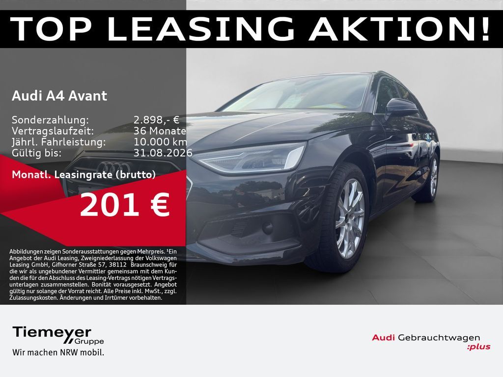 Audi A4 Avant 40 TDI Q LEDER AHK SPORTSITZ Leasing
