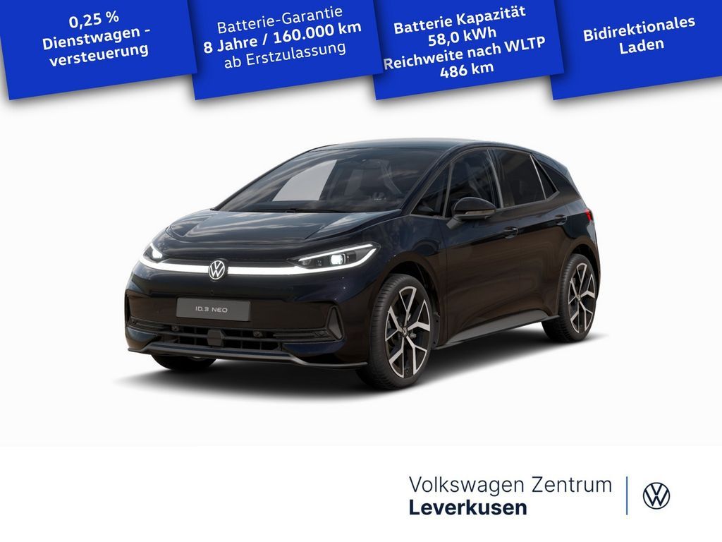Volkswagen ID.3 Neo Style MATRIX PANO AHK DCC 360° KAM H/K Leasing