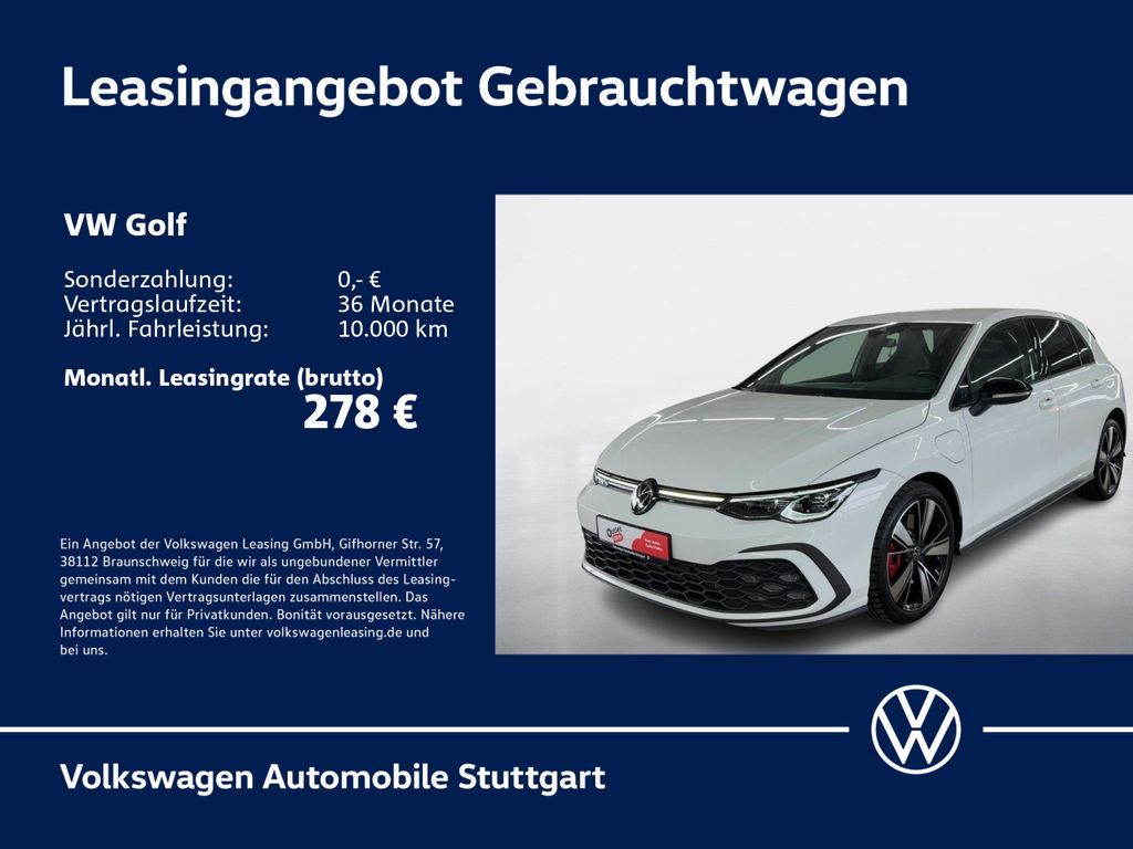 Volkswagen Golf GTE 1.4 TSI DSG Navi Kamera ACC LED SHZ Leasing