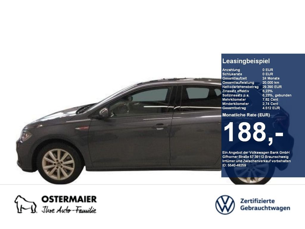 Volkswagen Polo GTI 2.0TSI 207PS DSG NP.45 PANO.LEDER.KAMER Leasing