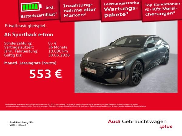 Audi A6 e-tron A6 Sportback e-tron S LINE/LM21/TECH-PLUS/AHK Leasing