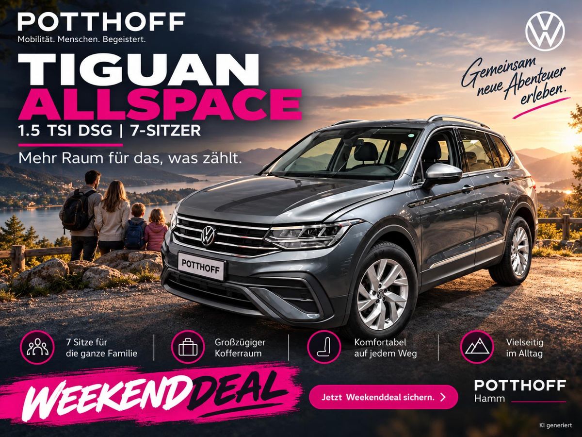 Volkswagen Tiguan Allspace 1.5 TSI DSG Life 💥WEEKENDDEAL💥 7-Sitzer AHK NAVI SHZ Leasing