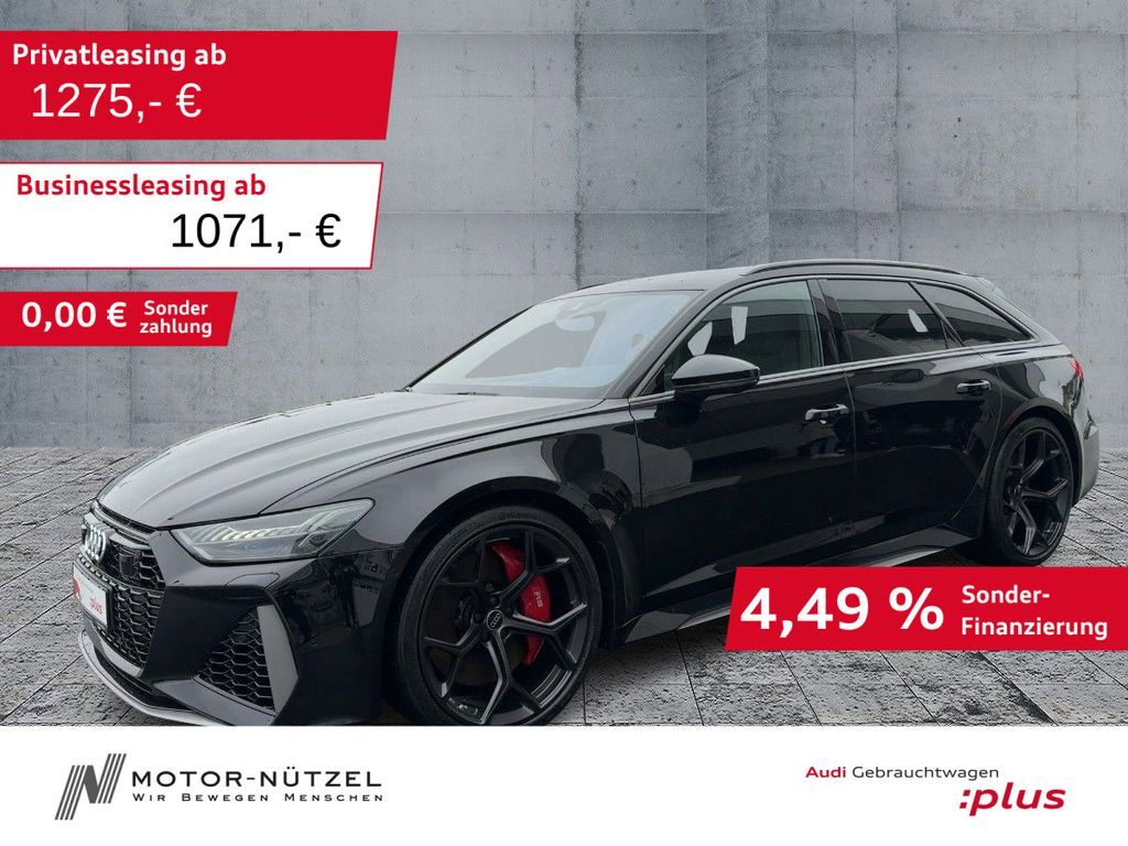Audi RS 6 Avant performance MATRIX+NAV+HuD+B&O+TV+360 Leasing