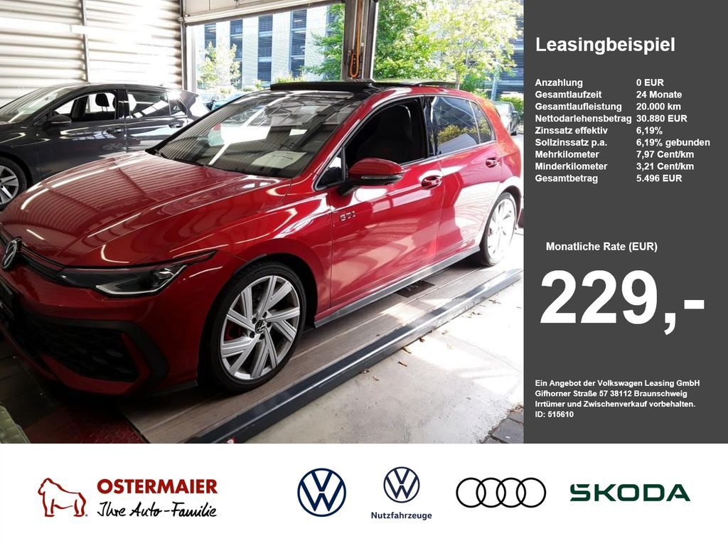 Volkswagen Golf GTI 2.0 TSI 265PS DSG.MATRIX.NAV.DCC.PANO.S Leasing