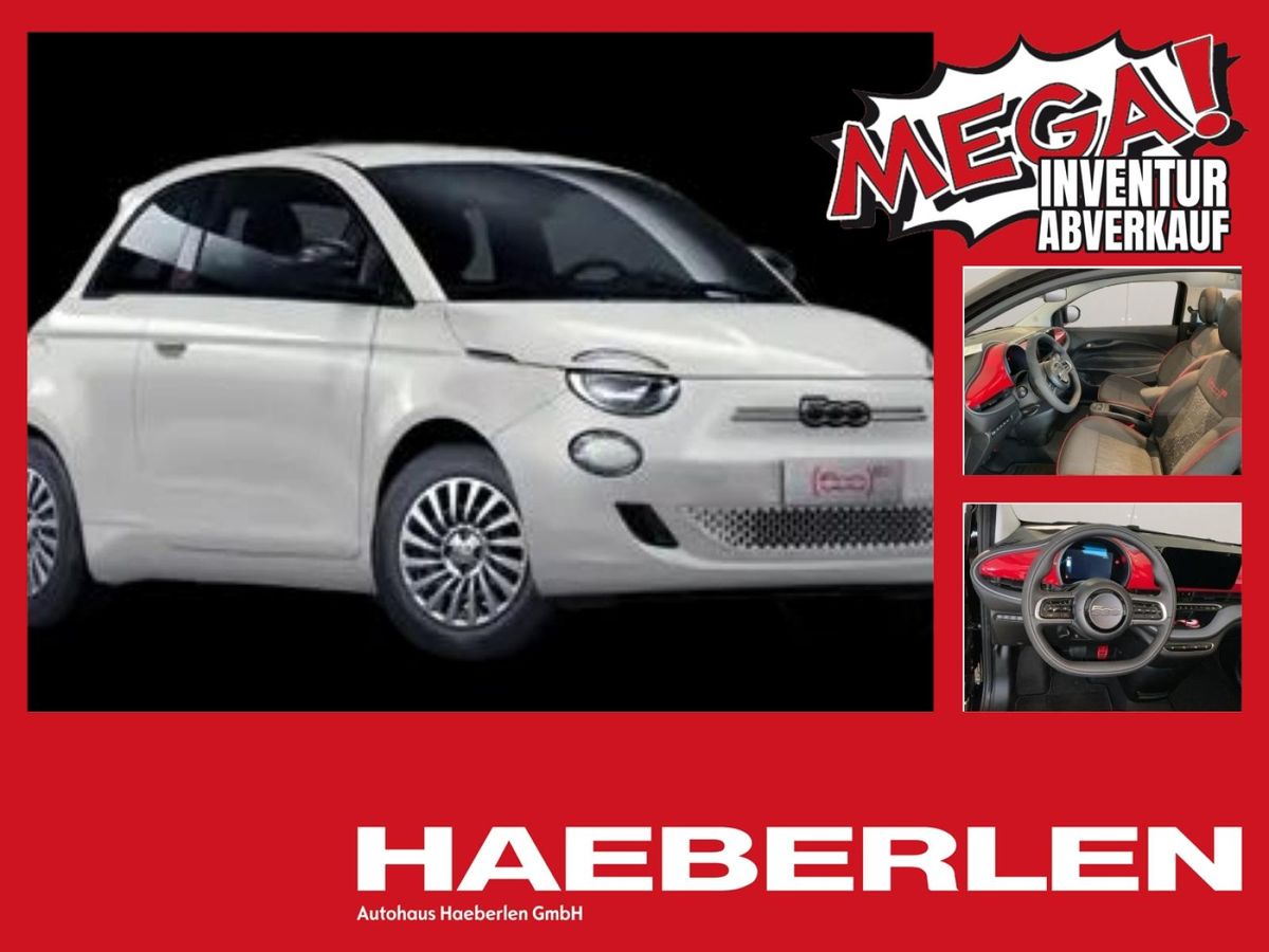 Fiat 500e ⚡ RED 🔴 sofort verfügbar – Top Ausstattung ab 179€ 💸 Leasing