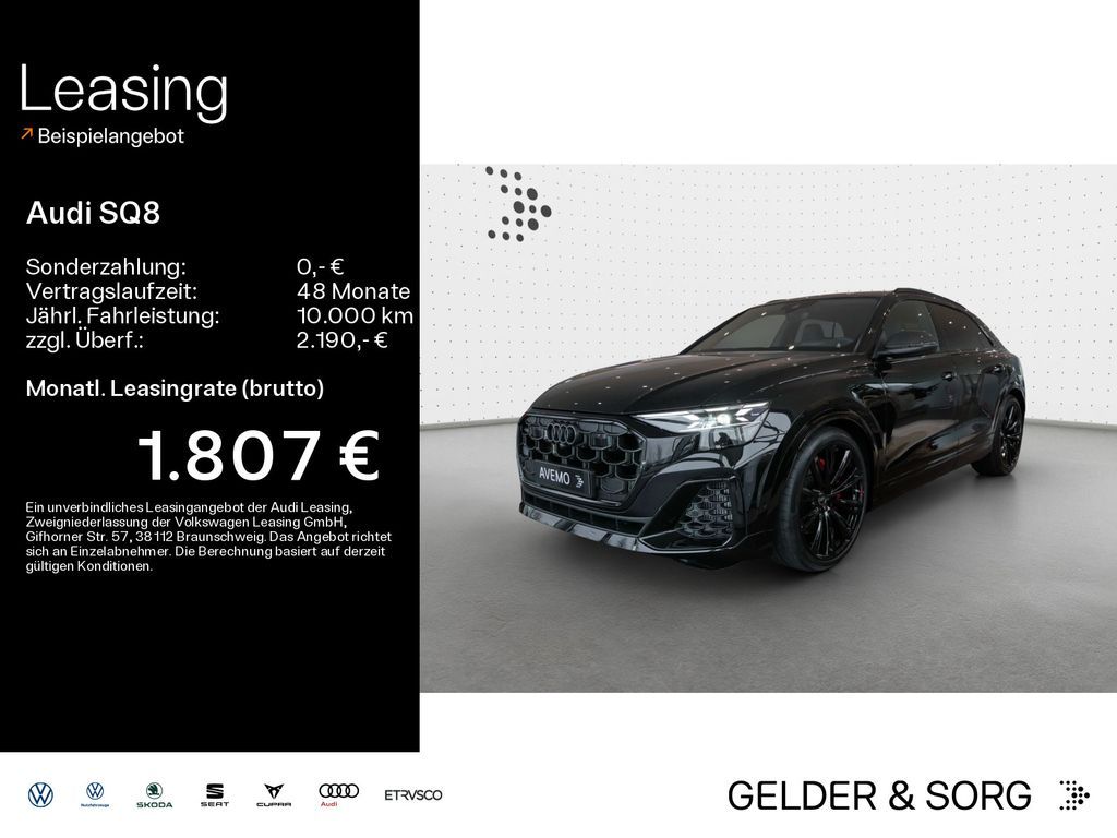 Audi SQ8 SUV TFSI B&O|FWP|PANO|AHK|MATRIX Leasing