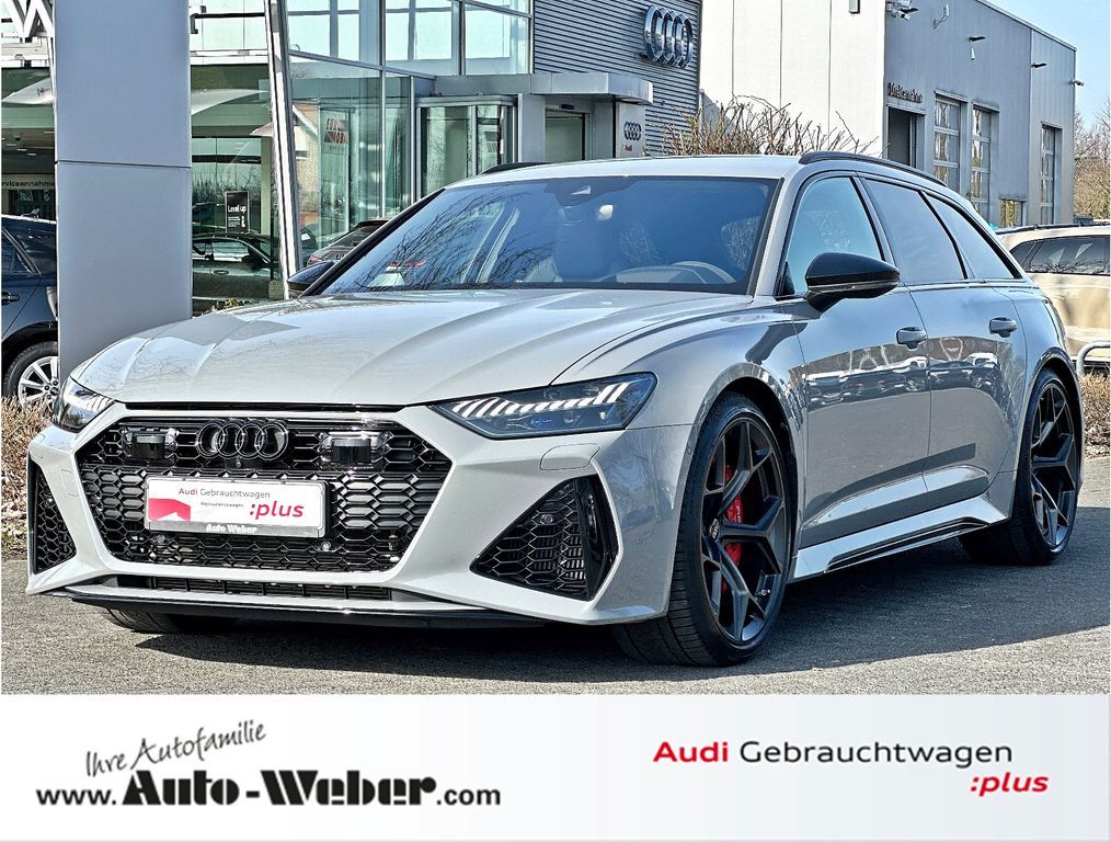 Audi RS6 Avant performance BLACK HUD LASER 360°STHZG Leasing