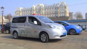 Elektroauto Nissan e-NV200 und Leaf. Bildquelle: Nissan