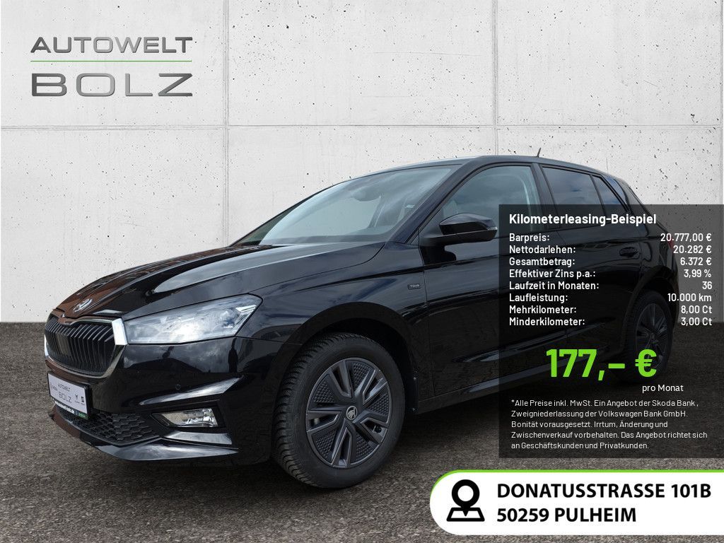 Skoda Fabia 1.0 TSI Tour PDC SHZ KAMERA ACC LED NAVI Leasing