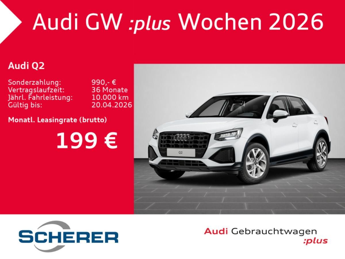 Audi Q2 advanced 35 TDI S tronic **NUR NOCH HEUTE** SCHNELL SEIN LOHNT Leasing