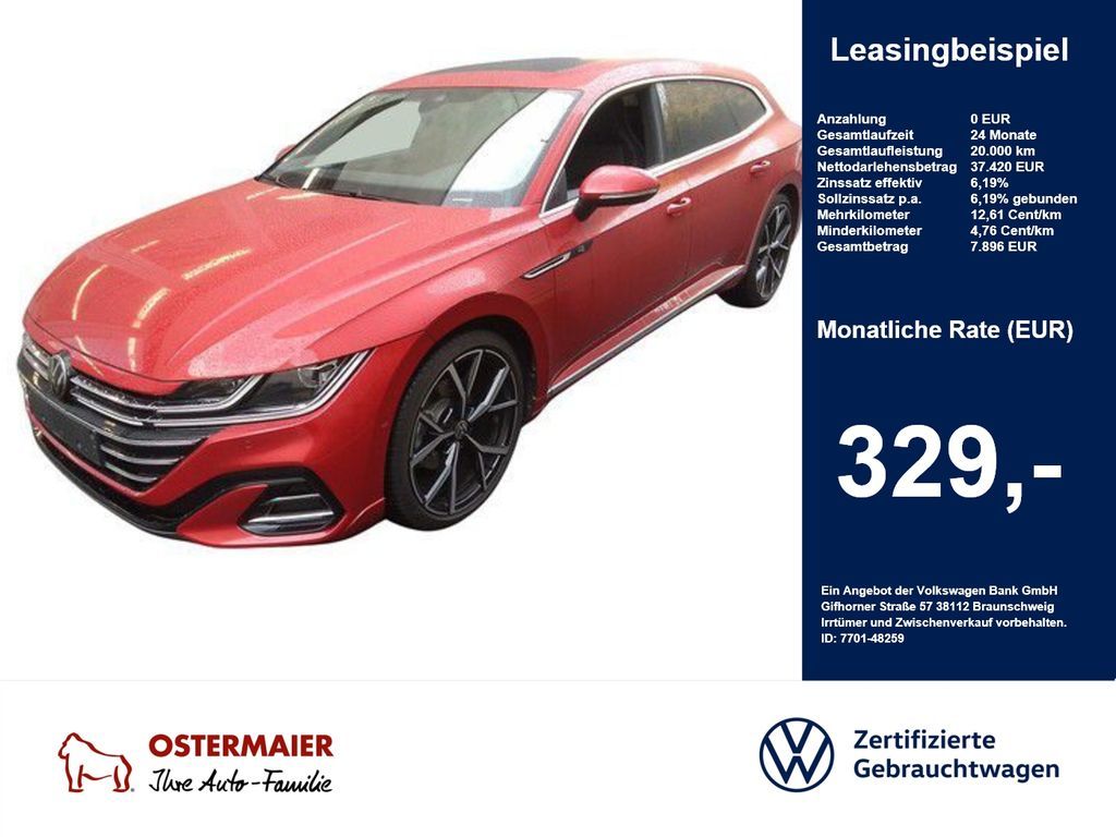 Volkswagen Arteon Shootingbrake R-LINE 2.0TDI 193PS DSG 4M Leasing