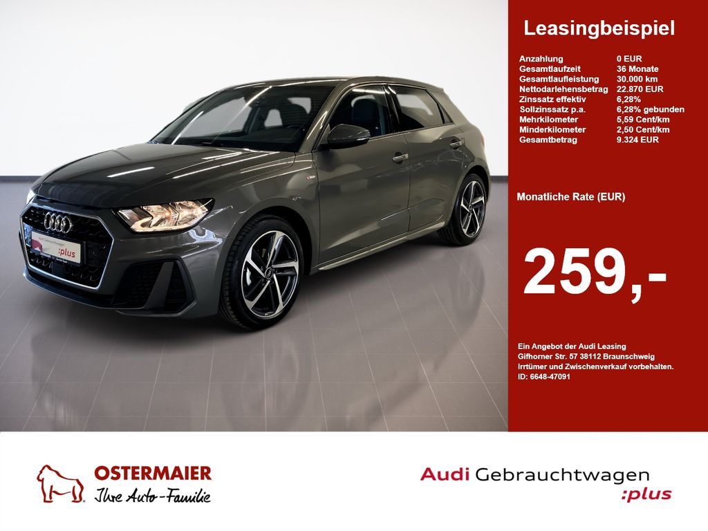 Audi A1 Sportback S-LINE 25 TFSI S-TRONIC ALU.SITZHZG Leasing