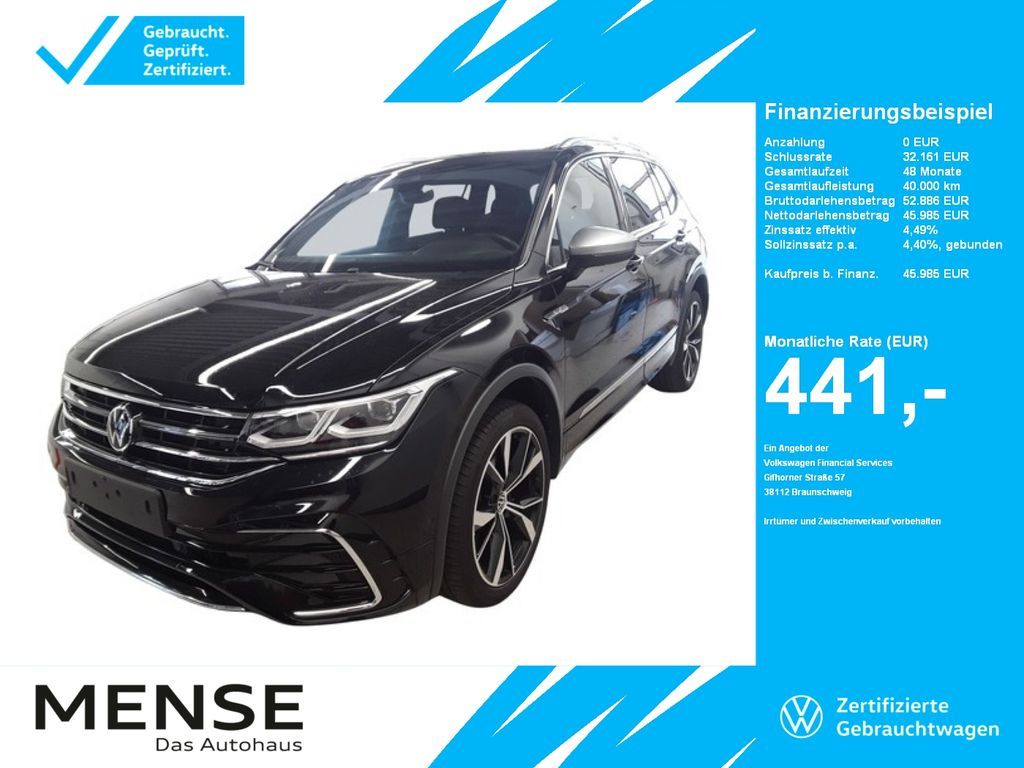 Volkswagen Tiguan Allspace 2.0 TDI 4 Motion DSG R-line h/k Leasing