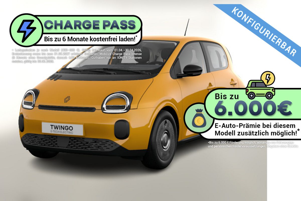 Renault Twingo Evolution 80 Urban Range Leasing privat Leasing