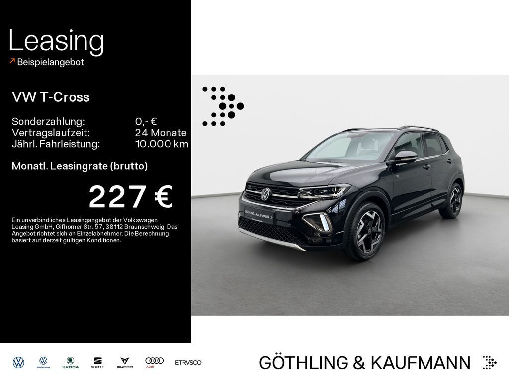 Volkswagen T-Cross 1.5 TSI DSG R-Line*Navi*AHK*Kamera*IQ-Li Leasing