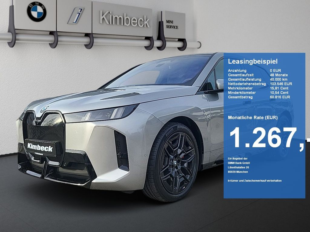BMW iX xDrive60 M SPORT Allradlenk Sitzbelüft Luftfe Leasing