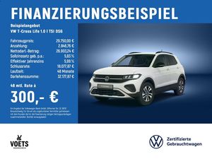 Volkswagen T-Cross Life 1.0 l TSI DSG KEYLESS+TRAVELASSIST