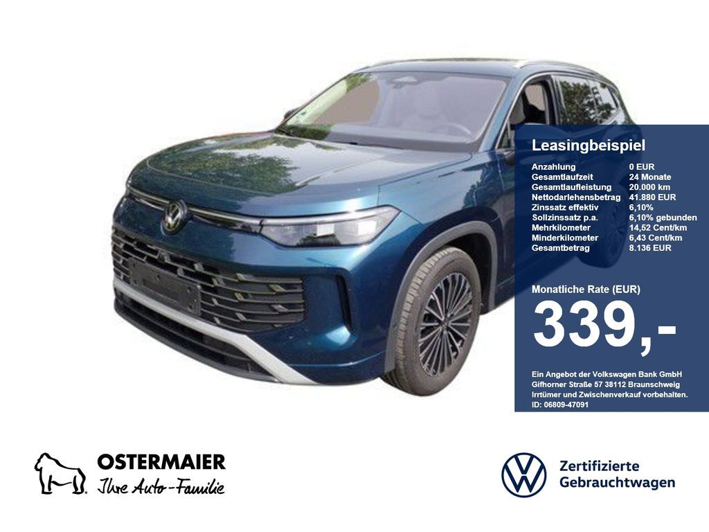 Volkswagen Tayron ELEGANCE 1.5eTSI 272PS DSG HYBRID ACC.5J- Leasing