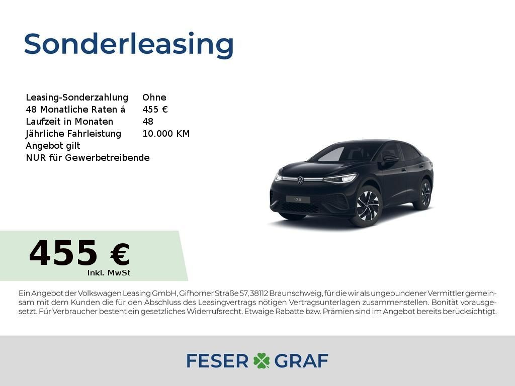 Volkswagen ID.5 Pro ENERGY 286PS 79kWh Automatik*AHK*NAVI Leasing