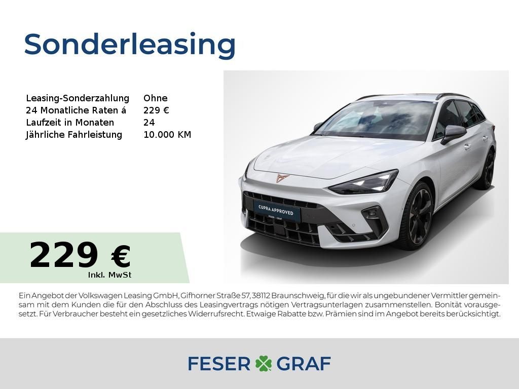 Cupra Leon Sportstourer 1.5 eTSI ACC Navi RüKa Sitzh. Leasing