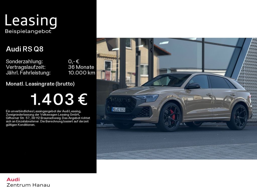 Audi RS Q8 performance EXCLUSIVE*KERAMIK*STHG*CARBON* Leasing