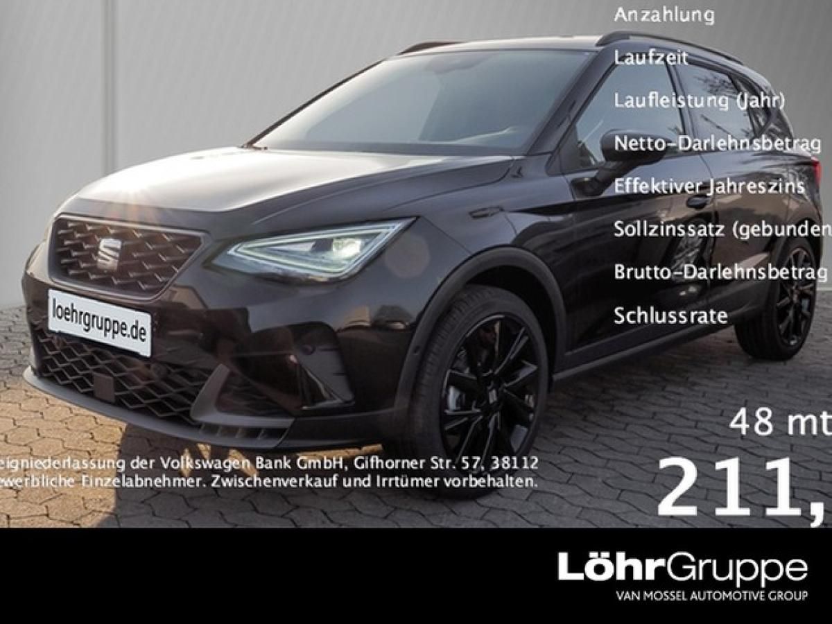Seat Arona FR Black Edition 1.5 TSI-7-Gang-DSG Leasing