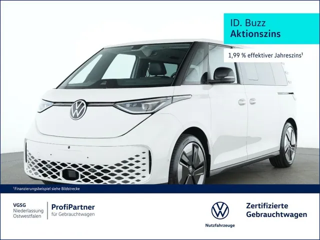 Volkswagen ID. Buzz Pro Lang 6-Sitze AHK Wärmepumpe ACC