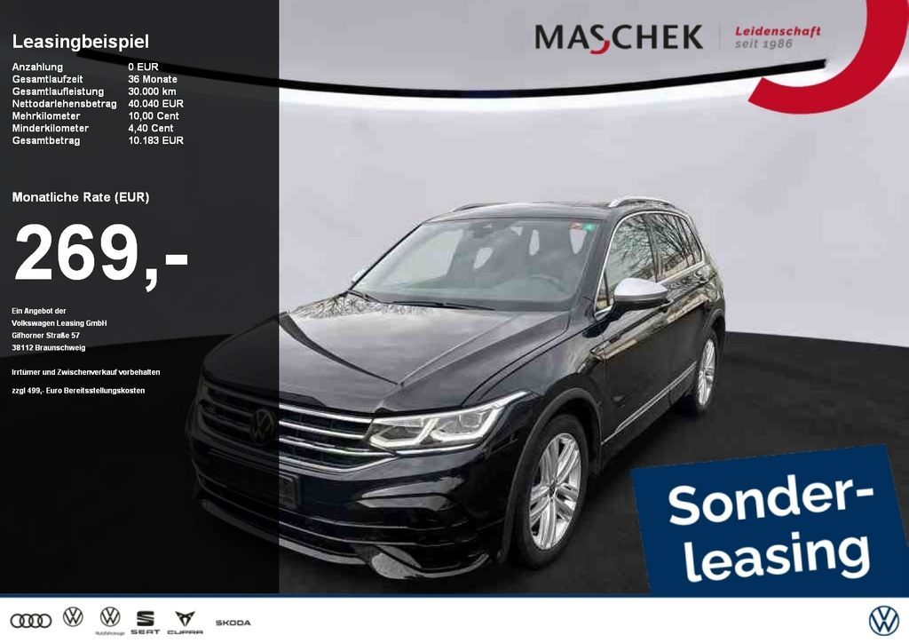 Volkswagen Tiguan R Sonderleasing inkl. WR DCC ACC Carplay Leasing
