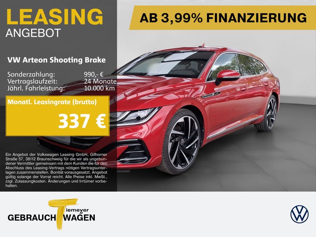 Volkswagen Arteon Shooting Brake 2.0 TDI DSG R-LINE LM20 PA Leasing