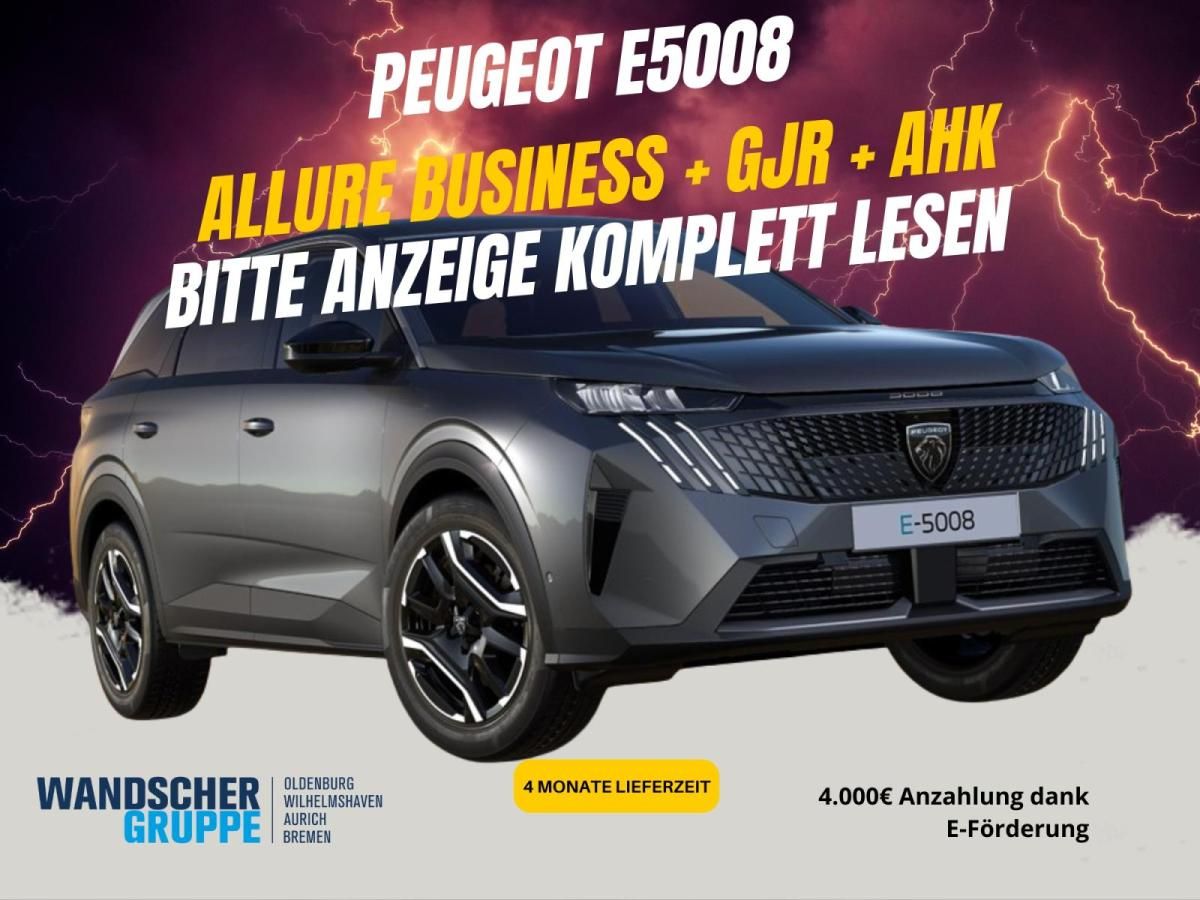 Peugeot 5008 Elektro 73kw Allure Business 💙 Inkl. GJR / AHK / Wunschfarbe Leasing
