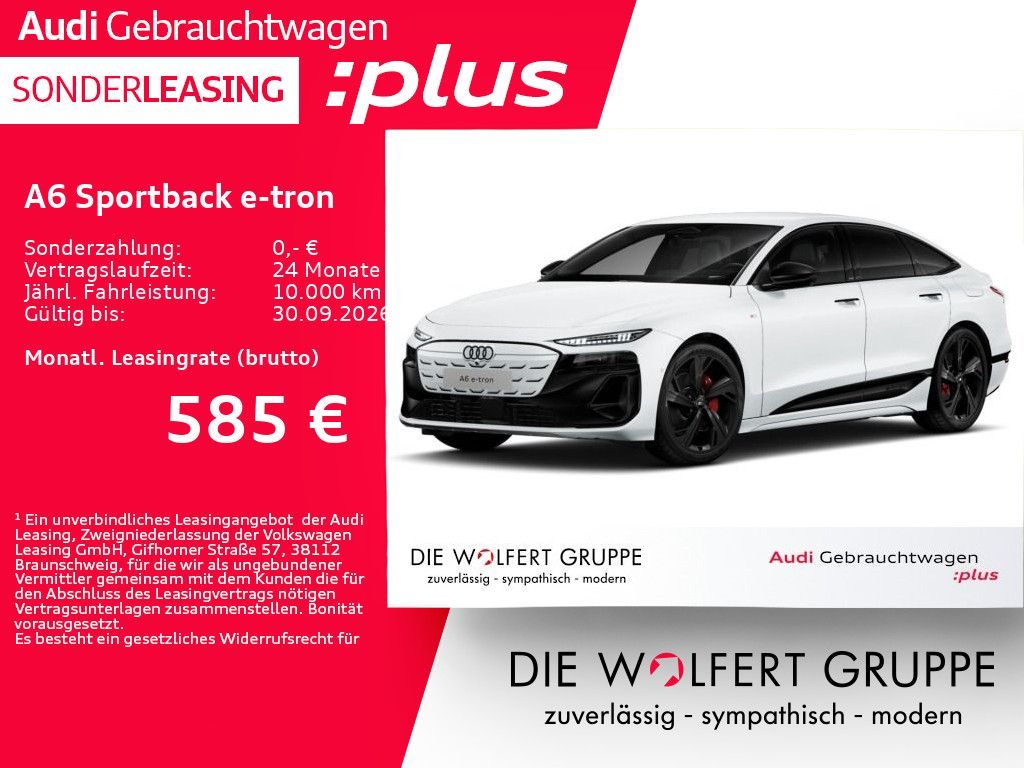 Audi A6 Sportback e-tron performance **0,25%**LUFT* Leasing