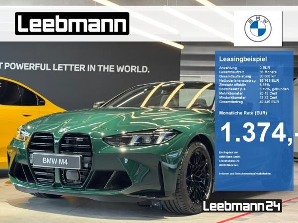 BMW M4 Comp. Cabrio Sonderlack/Carbon-Ext+Int/SitzLü Leasing