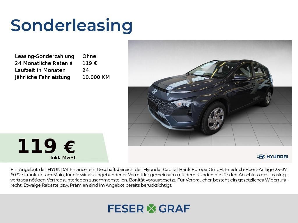 Hyundai Bayon SELECT NAV KLIMA USB CAM ALLWETTER CARPLAY Leasing