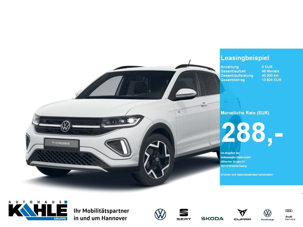 Volkswagen T-Cross R-Line 1.5 l TSI ACT OPF DSG CarPlay ACC Leasing