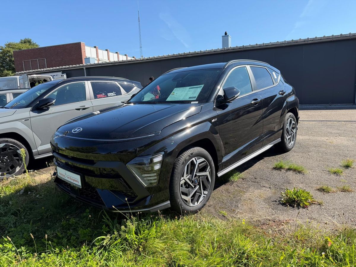 Hyundai KONA 1.6 T-GDi N-Line el. Heckklappe⚡*sofort verfügbar*🔥Navi LED CarPlay Leasing