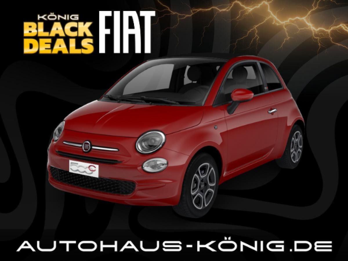 Fiat 500C Cabrio | König Black Deals 2025 🖤 | Ohne Bereitstellungskosten ❗️ Leasing
