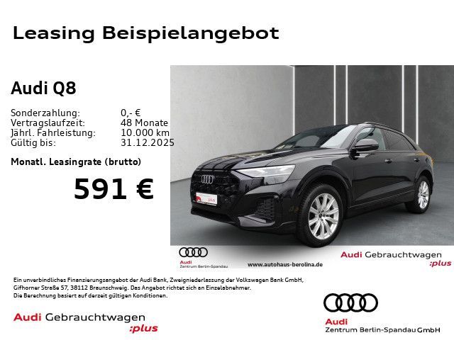 Audi Q8 45 TDI qu. tiptronic *MATRIX*AHK*HuD*LUFT* Leasing