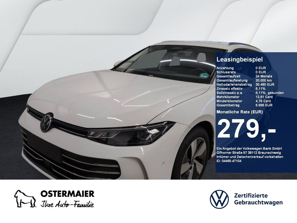 Volkswagen Passat Variant BUSINESS 1.5eTSI 150PS DSG ACC.AH Leasing