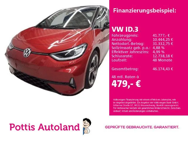 Volkswagen ID.3 GTX PERFORMANCE NAVI KAMERA KLIMA SHZG