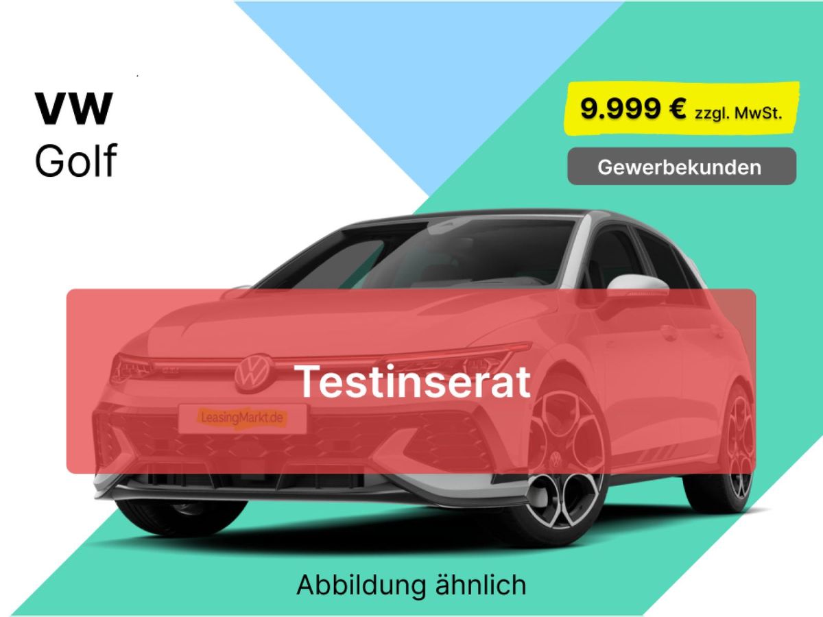 Volkswagen Golf TESTINSERAT | TEST Leasing