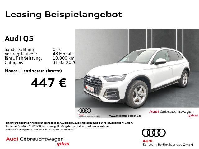 Audi Q5 50 TFSI e qu. S tronic *NAV+*R-CAM*GRA*SHZ* Leasing