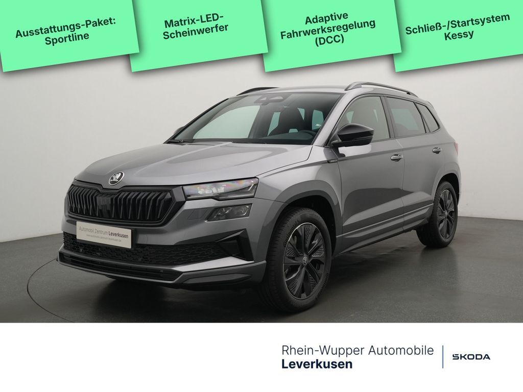 Skoda Karoq DSG 4x4 Sportline MATRIX DCC KAM PDC SHZ Leasing