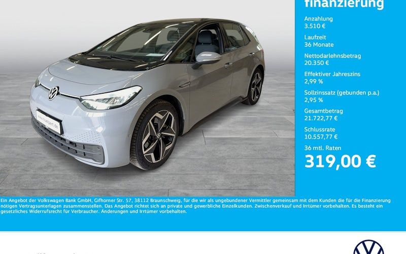 Volkswagen Id3-neo Pro Performance 58 KWh 150 KW Pro 5dr Auto kaufen