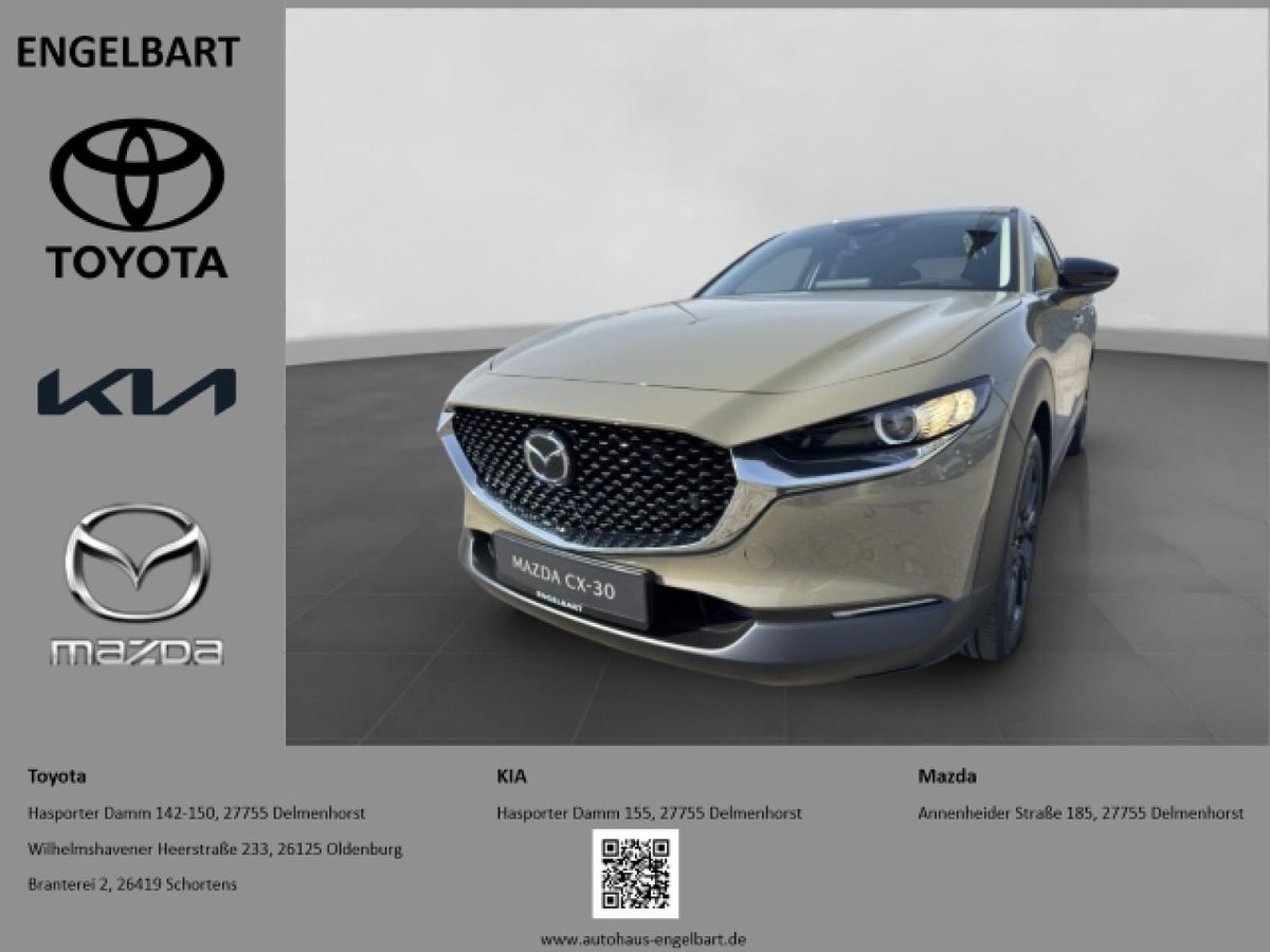 Mazda CX-30 Homura 2WD HUD Navi LED ACC El. Heckklappe Apple CarPlay Android Auto Klimaautom Leasing
