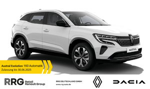 Renault Austral ❗️❗️ Evolution 160 Automatik ❗️❗️ inkl. 1 Wartung & GAP & Ganzjahresreifen ❗️❗️ Leasing