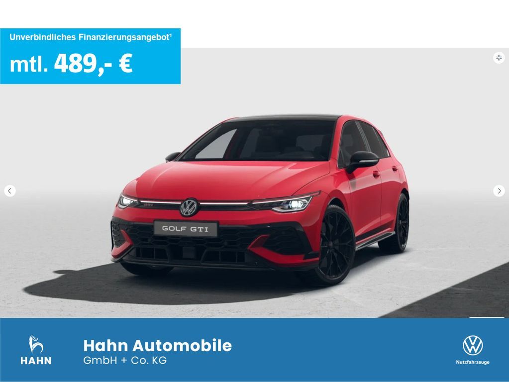 Volkswagen Golf GTI EDITION 50 2,0TSI 239kW H&K AKRAPOVIC Leasing